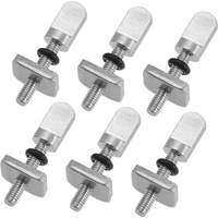 3pcs/6pcs Stainless Steel Surfboard Fin Screw M4 Surf Fin Bolts Longboard Sliding Fin Screws Single Fin Nails Replacing Screws