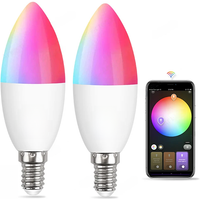 Ewelink E14 Led Bulb Zigbee Smart Wifi RGB Led Light 100-240V Candle Bulb Dimmable Led Chandelier Lamp Spotlight For Home Decor