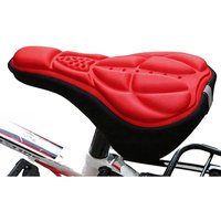 AliExpress NONE 2025 Bicycle Saddle 3D Soft Cycling Seat Cover MTB Mountain Bike Thickene Sponge Pad Outdoor Breathable Cushion Bike Accessories