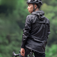 AliExpress ROCKBROS Waterproof Cycling Rain Coat Men Breathable Windproof Reflective Hooded Raincoat Outdoor Sport Windbreaker Jacket