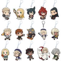 Delicious in Dungeon Laios' Party character Izutsumi Falin Touden Shuro Maizuru Hien Anime Toy figures Acrylic keychain pendant