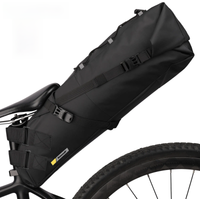 AliExpress Rhinowalk Bike Saddle Bag Waterproof MTB Road Bicycle 13L Large Capacity Cycling Bag Foldabe Tail Rear Bag Trunk Accessories