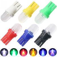 10Pcs Led Bulb T10 W5W 555 158 192 168 194 Arcade Pinball Lights Transparent Lens Instrument Cluster Panel Car Door Lights 12V