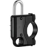 AliExpress NONE Helmet Lock 3 Digit Password Motorcycle Bicycle Lock Anti-theft Scooter Helmet Lock Parts For 2.2-2.8cm Handlebar Diameter