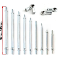 AliExpress NONE 80mm-280mm Steering Tie Rod Kit Ball Joint M8 Ball Joiner Bolt Tie Rod For DIY Electric Mini Kids ATV Go Kart Buggy Quad Bike