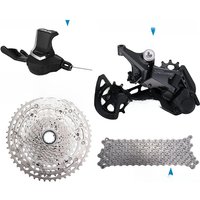 AliExpress Shimano Groupset with SLX SL-M7000 Shifter and DEORE RD-M5100 Rear Derailleur CS-M5100 Cassette Sprocket 11-speed HG601 Chain