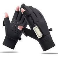 AliExpress NONE Winter Warm Touch Screen Gloves Outdoor Windproof Waterproof Cold-proof Gloves Men Driving Cycling Fishing Ski Gloves