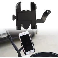 AliExpress NONE Motorcycle Bicycle Phone Holder Gps Bracket Cellphone Stand Moto Rearview Mirror Handlebar Mount
