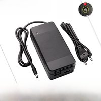 AliExpress TANGSPOWER 54.6V 4A Lithium Battery Charger For 13S 48V Li-ion Battery Pack Electric Bicycle Fast Charging With A Cooling Fan DC 5.5*2.1MM
