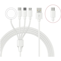 4 In 1 Magnetic Wireless Charger USB Type C PD Charging Cable Fast Watchfor iPhone 14 /Android Apple Watch iWatch 1-9 Ultra SE