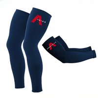 AliExpress NONE 2026 Team Ineos Grenadier Leg Warmers Black UV Tection Cycling Arm Warmer Breathable Bicycle Running Racing MTB Bike Leg Sleeve