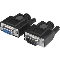 DB9 RS232 485 422 Welding Connector Male Female Head With Shell Soldering Type Serial Port Connector DIY PVC db9 Adapter