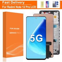 OLED / TFT Screen for Xiaomi Redmi Note 12 Pro 5G Lcd Display Touch Screen Digitizer with Frame for Redmi Note 12 Pro 5G Display