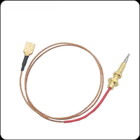 Gas Fireplace Cooker Thermocouple Griddle Stove Parts Temperature Sensor Burner Accessories Flame Fail Safe Wire 65cm