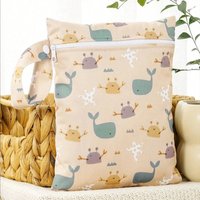 Elinfant Small Design Portable Diaper Bag,18X25cm Storage Wash Bag For Sanitary Pad,Makeup Cosmetic Bag