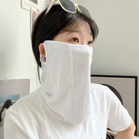 AliExpress NONE Summer UV Protection Sunscreen Mask Face Scarf Cycling Sunscreen Ice Silk Mask Face Cover Neck Wrap Cover Breathe Traceless Thin