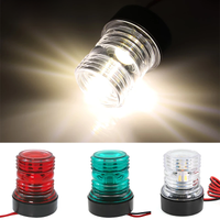 Navigation Light All Round 360 Degree 3 Color LED Anchor Light for 12V 24V Marine Yacht Boat Accessories Marine Sailing Light