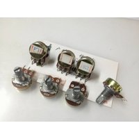5pcs/lot 148-type single-potentiometer A20K A50K A100K A200K handle 15MM flower volume potentiometer