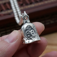 AliExpress Fashionable Route 66 Road Sign Bell Pendant Motorcycle Bell Necklace Men's Cyclist Lucky Amulet Jewelry