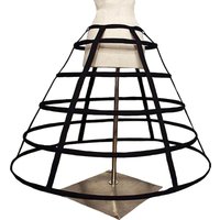 In Stock Hollow Birdcage 5 Hoops Big Petticoats Cosplay Lolita Full Crinoline Slip for Ball Gown Wedding Dresses Underskirt New