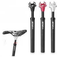 AliExpress LUNJE MTB Shock Absorb Seatpost 27.2/30.9/31.6mm Bicycle Seat Post 45mm Travel Road Bike Seat Tube Aluminum Alloy 350 Cycling Seatpost
