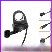 AliExpress NONE 108X Ebike Thumb Throttle 3Pin Waterproof WP/SM Plug Electric Bicycle Right Hand Throttle 24V-72V for E- Bike / Electric Scooter