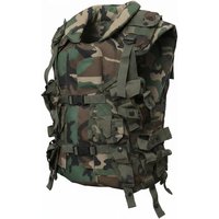 Replica America / US Army PASGT Vest in Woodland Camo, Cold War Handcrafted Tactical Load Bearing Vest, Airsoft & Cosplay Gear