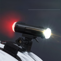 AliExpress NONE IP66 Helmet Light Rechargeable Super Bright Helmet Cycling Front Rear Light Waterproof Bicycle Torch Lamp Taillight Flashlight