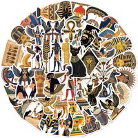 AliExpress GOGOTU 10/30/50PCS Ancient Egypt Culture Stickers Graffiti Decoration DIY Decals Scrapbook Luggage Laptop Guitar Car Bike Sticker Toy