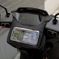 AliExpress Front Motorcycle Bag Touch Screen Waterproof Cycling Navigation Handlebar Storage Waist Bag For Vespa 150 TMAX 530 560 GTS250