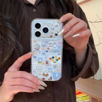 Cute Miffy Rabbit Kawaii Phone Case for iPhone 17 Pro 15 Pro 16 Pro Max 17 Case Cartoon Shockproof Funda for Apple 17 Max Cases