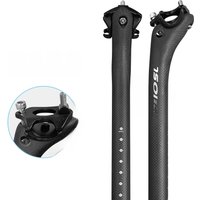 AliExpress PLATT-P EC10 Full Carbon Fiber Seatpost, Bicycle Seatpost, Road Mountain Bike, Matte 3K, MTB, 25mm offset, Newest