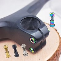 AliExpress KRSEC Titanium Alloy TC4 Stem Bolts M5x18mm Bicycle Handlebar Stem Screw With Washer MTB Road Bike Stem Riser Screw