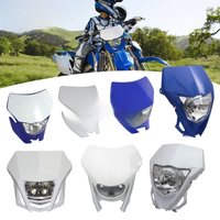 AliExpress Micro dream Supermoto Enduro H4 Headlamp Mask Dirt Bike Motocross Headlight Fairing Enduro For Yamaha Honda WR 450 250 YZ TTR CRF Universal