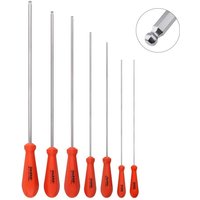DAREX Ball Head Extended Hexagonal Screwdriver 1.5-6mm CR-V Ball End Hex Screw Driver Hex Key Screw-driving Tools
