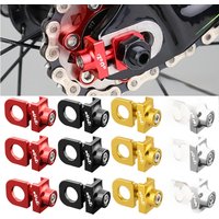 AliExpress 1-10pcs Single Speed Bicycle Chain Tensioner Adjuster Aluminum Alloy Bicycle Chain Fastener Fixed Bike Bolt Screw Accessories