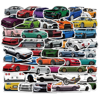 AliExpress 10/50/100PCS Various JDM Car Brand Motorcycle Stickers For Refrigerator Helmet DIY Gift Box Bicycle Guitar Notebook Skate