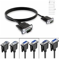 DB9 Serial Cable RS232 COM Data Cable DB9 Female to Female Male Direct Connection Cross Moden PAD Printer Extend Cable 0.5m-10m