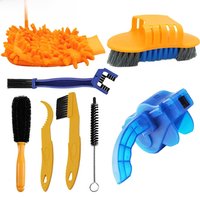 AliExpress cycle zone Portable Chain Cleaner MTB Cycling Cleaning Kit Bicycle Scrubber Brushes Set Bike Wash Repair Tool for Road Cycling