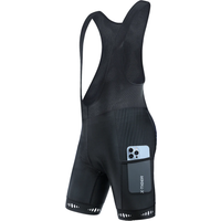 AliExpress X-TIGER Men's Cycling Bike Bib Short with Phone Pockets 5D Padded Shockproof Breathable Quick-Dry Biking Bicycle Bib Tights