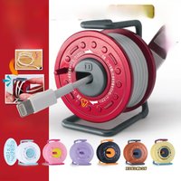 TakaraTomyArts capsule toys cute rotatable cord reel model legend miniatures data cable earphones storage stand gasha figures