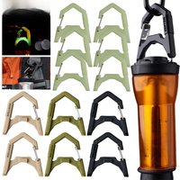 1-10pcs GZ Lamp Carabiner ABS Camping Lantern Hanging Buckle GZ Lantern Spring Buckle GZ Camping Light Accessories