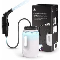 Shataf – Bidet électrique Portable de 2,5 l, Rechargeable, pulvérisateur de fesses pour les mains, pour l'hygiène personnelle, nettoyage, voyage, Camping
