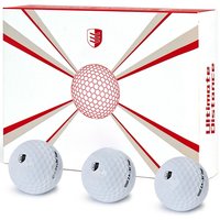 Caiton 3/6/12Pcs Long Distance Golf Balls Dual Core Aerodynamic Stable Flight Soft Feel Durable Cover Practice Play Outdoor Set