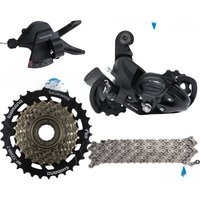 AliExpress Shimano SHIMANO Tourney 7 Speed Groupset include M315 Shifter TY300 Rear Derailleur HG200 TZ500 Cassette Sprocket 28T 34T HG71 Chain
