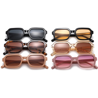 AliExpress Fashion Cycling Small Square Sunglasses Women Brand Eyeglasses Trendy Yellow Vintage Sun Glasses Female Gafas De Sol Mujer UV400