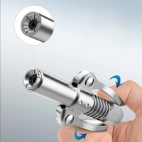 Mini Grease Gun Coupler 10000PSI Manual Grease Pump Head Syringe Lubrication Nozzle Oil Pump Filling Tool Grease Injector Nipple