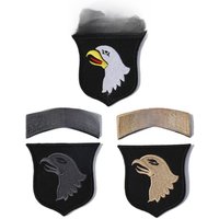 2pcs/set US 101st Airborne Division Armband Embroidered Hook&Loop Patch Tactical Patch