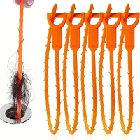 Easily Unclog Household Pipes and Clean Hair. Necessary Cleaning Tools for Wash Basin Water Pipes