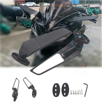 For Yamaha R15V3 R25 R3 R1 R1S R125 YZF Side Mirrors Modified Wind Wing Rotating Espelhos Moto Espejo Retrovisor Rearview Mirror